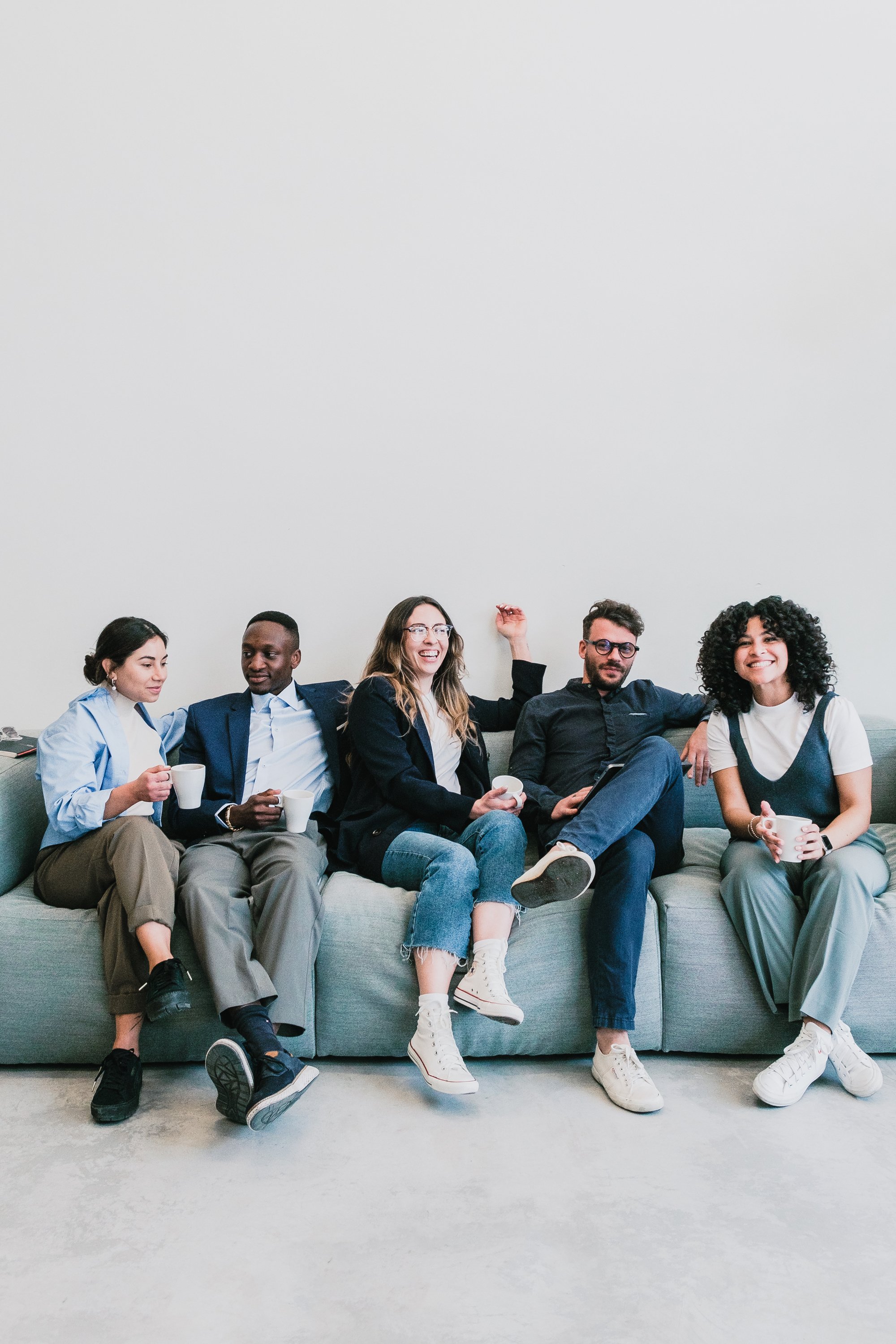 Cool Corporate Portrait of a Team of Professionals